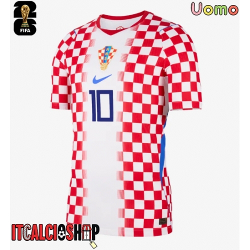 Croazia Luka Modric #10 Prima Maglia Mondiali 2026 Manica Corta